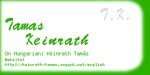 tamas keinrath business card